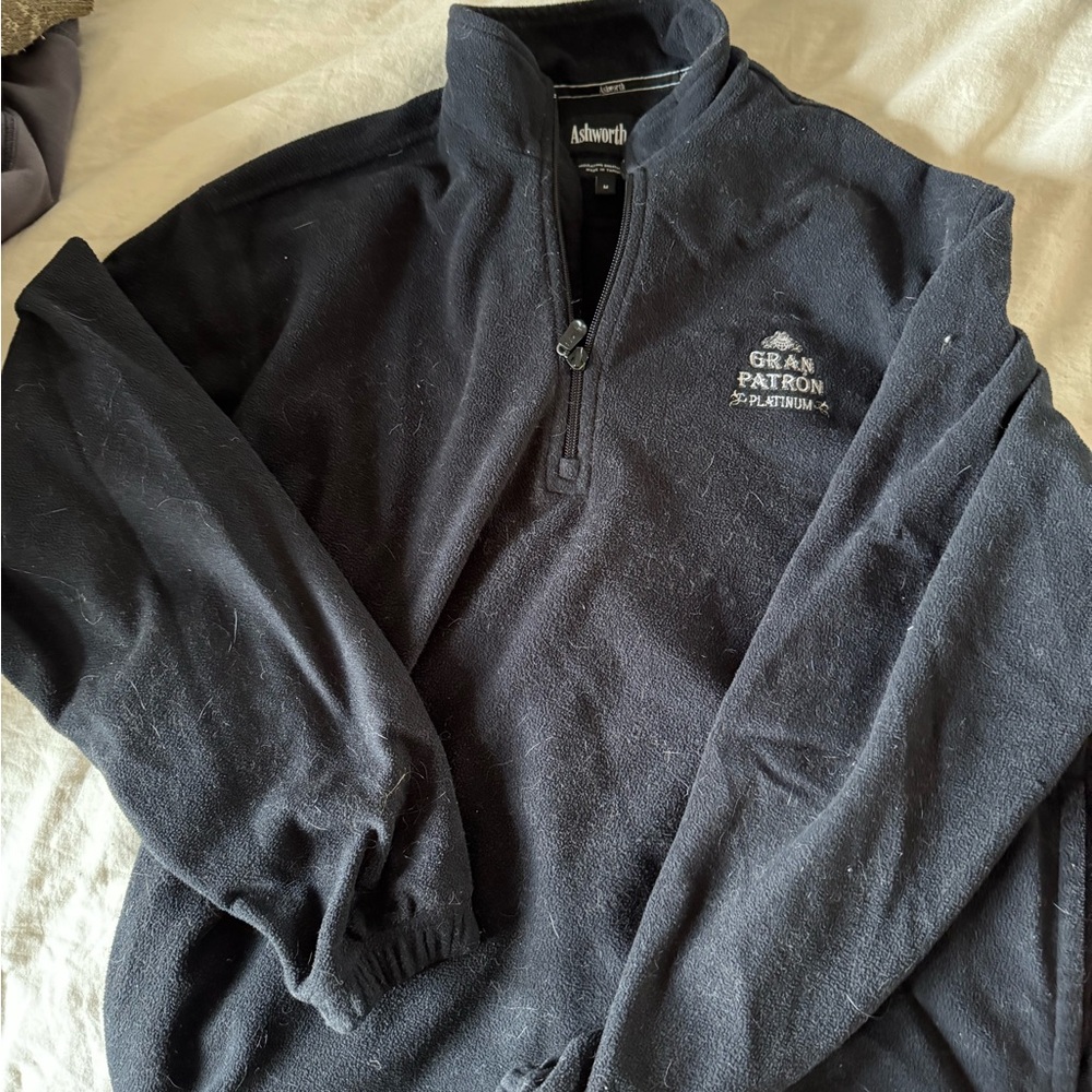 Ashworth Men's Black Zip-Up Sweater